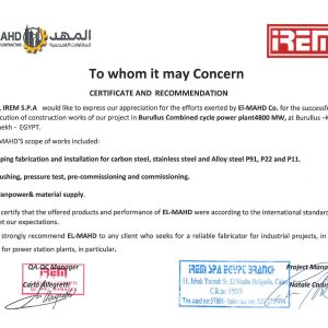 IREM-Certificate